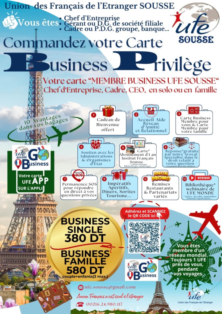 UFE SOUSSE ASSOCIATION FRANCAISE UFE SOUSSE - UFE PARIS - Festival International de la BD en Tunisie à Sousse